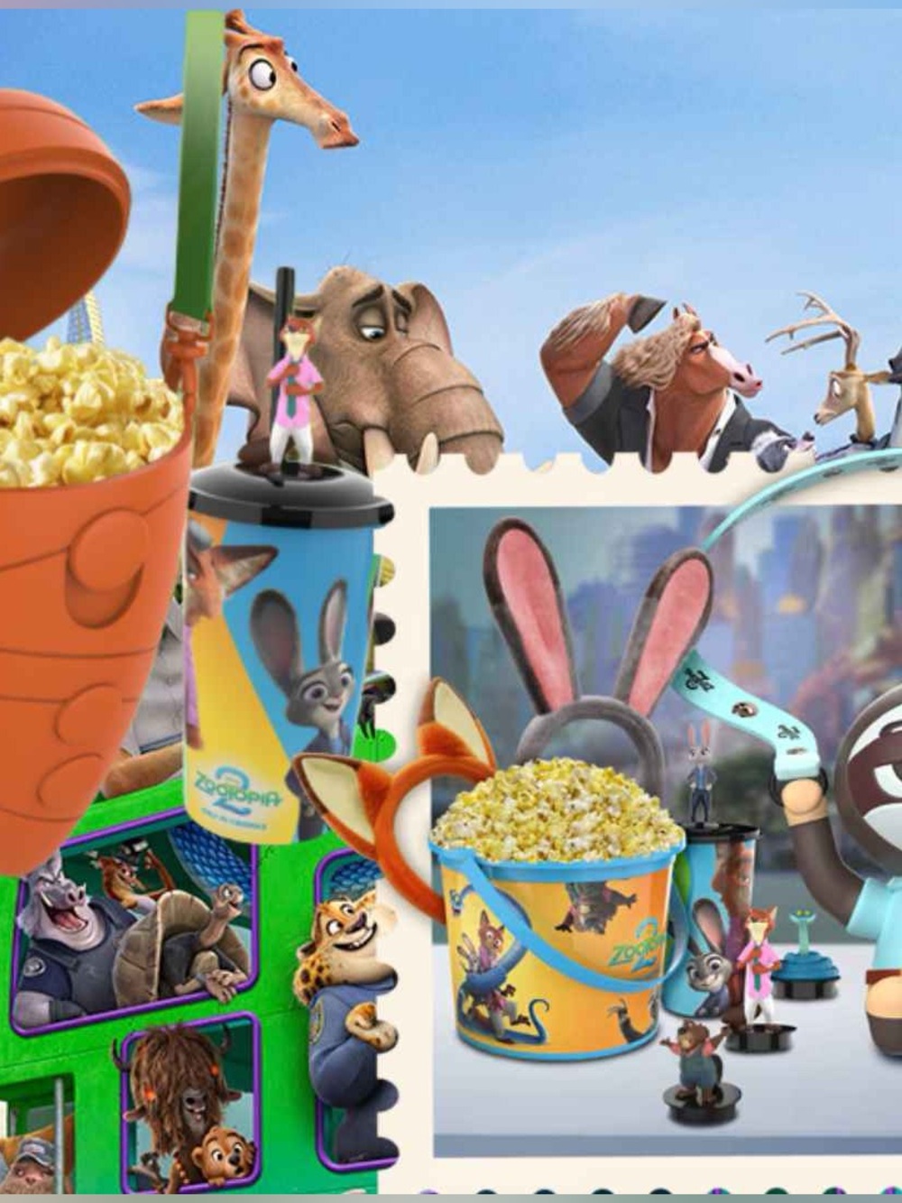 Zootopia 2 Popcorn Bucket and Cup - Picture 2 of 2